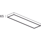 Indigo Lighting - CADRE DE MONTAGE EN SAILLIE POUR DALLES 1200x300mm Blanc mat