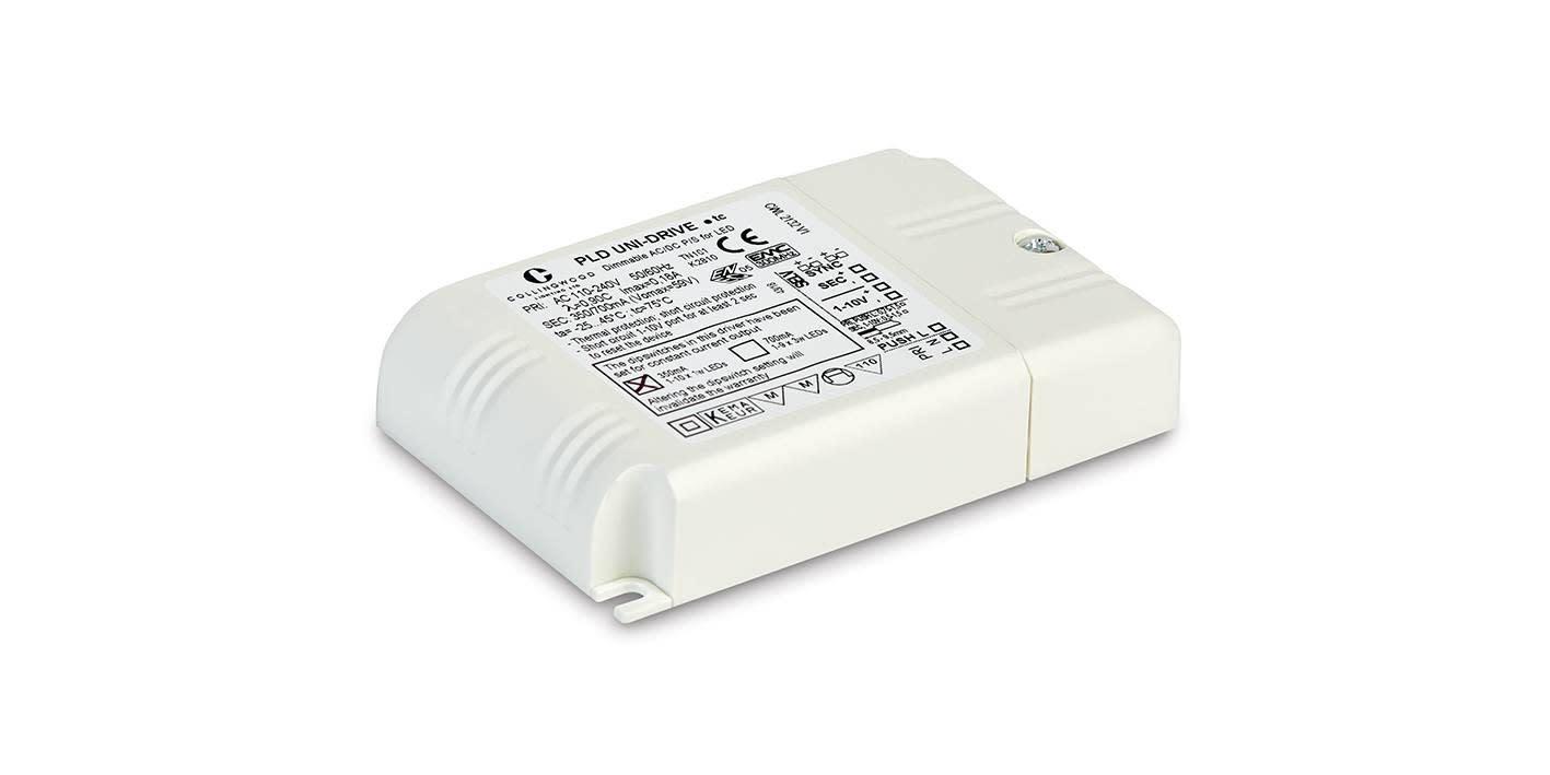 Indigo Lighting - DRIVER 1-10W 350mA CC DIM 1-10V PUSH