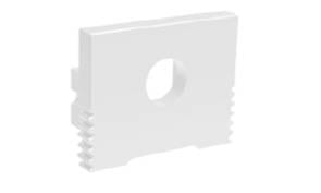Indigo Lighting - EMBOUTS PERCES 2PC Blanc mat