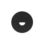 Indigo Lighting - STEPBEAM FACE RONDE DIFFUSION DEMI-CIRCULAIRE Noir