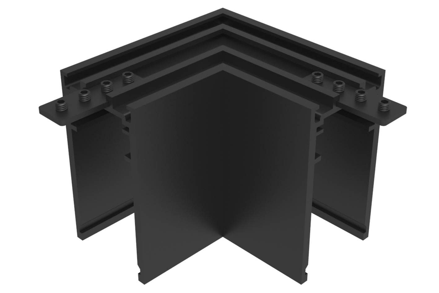 Indigo Lighting - CONNEXION L 90° PLAFOND AVEC TR24805 Noir mat