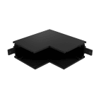 Indigo Lighting - CONNEXION L 90° MUR INT AVEC TR24805 Noir mat