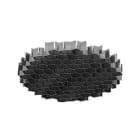 Indigo Lighting - GRILLE NID D'ABEILLE Noir