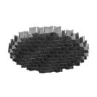 Indigo Lighting - LIMA GRILLE NID D'ABEILLE DIA.100mm Noir