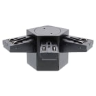 Indigo Lighting - CONNEXION ELEC TRIPLE 120° PLAFOND Noir mat