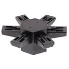 Indigo Lighting - CONNEXION MECANIQUE MULTIPLE PLAFOND Noir mat