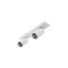 Indigo Lighting - OKTO 2 C GU10 MAX 2x10W PAR16 Blanc mat