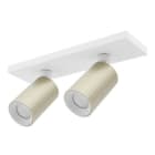 Indigo Lighting - AUREA 2 C 2x6W 2x715Lm 38° DIM Blanc mat - Champagne