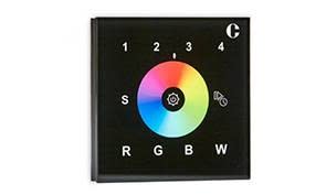 Indigo Lighting - COMMANDE MURALE RF 4 ZONES RGB(W) 230V