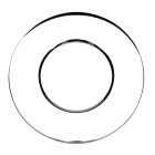 SWITCHLITE - ONEx? - Collerette alu. fixe IP65 Chrome