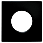 SWITCHLITE - ONEx? - Collerette aluminium IP65 fixe carrée Noire