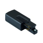 SWITCHLITE - Embout d'alimentation droite pour rail monophasé Global noir