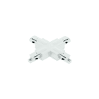 SWITCHLITE - Raccord en X pour rail triphasé Global blanc