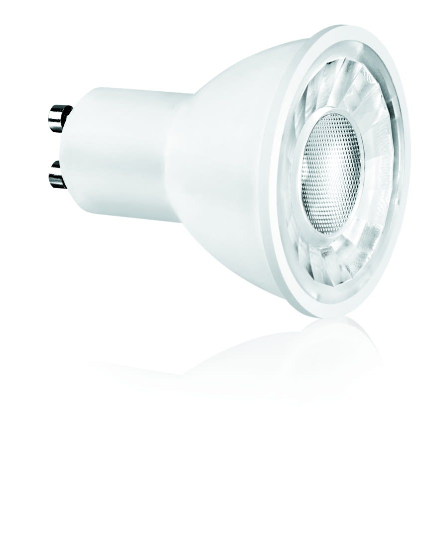 SWITCHLITE - ClearVu - Lampe LED 50x56mm 240V GU10 5W 38 3000K gradable