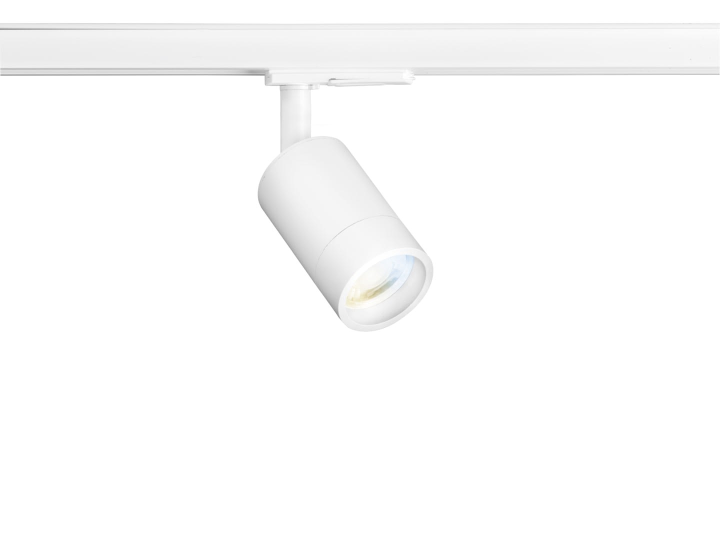 SWITCHLITE - TracCS - Spot rail monophase 57x100mm 240V avec lampe GU10 60 6W 3CCT BL