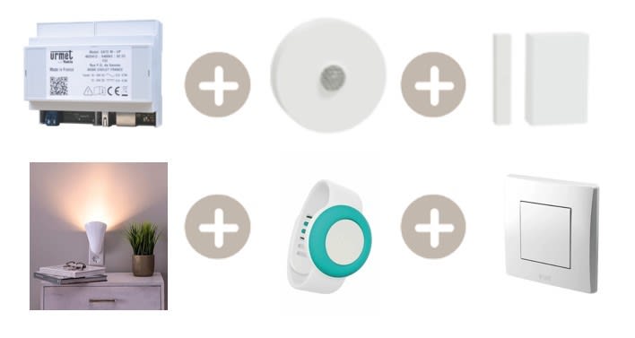 Solinnov - Pack Solinnov?up radio: maintien à domicile avec chemin lumineux interactif pers