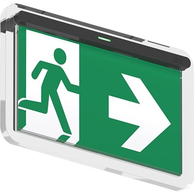 Kaufel - BrioSpot Saillie /BAES - Evac. - Led - Autotest. SATI - Noir - NF AEAS & ENV. V+