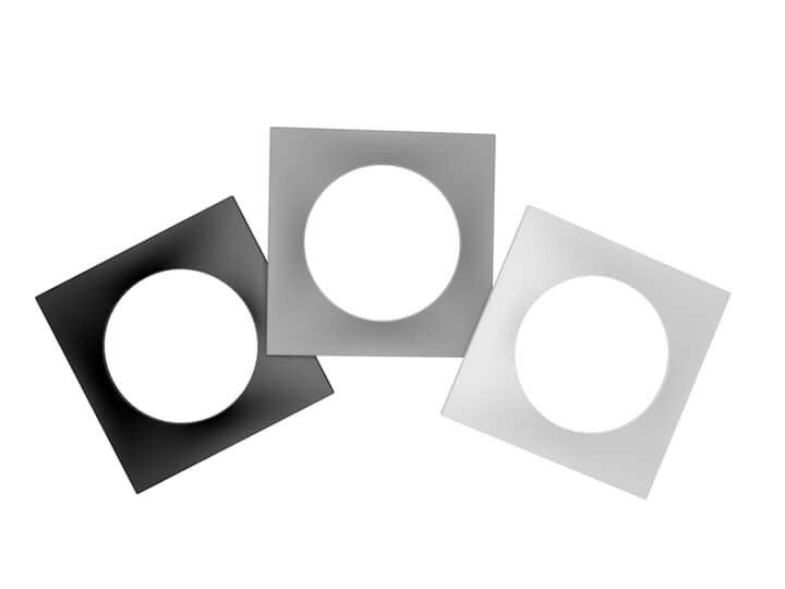 Kaufel - BrioSpot Encastré / Enjoliveur Noir