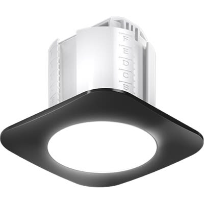 Kaufel - BrioSpot Encastré /LSC - Ambiance conv. - Led - 230 VAC - Noir NF AEAS & ENV