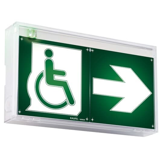 Kaufel - Brio+/Bloc évacuation SATI - 100% LED - NF AEAS - BAES + DBR - V+