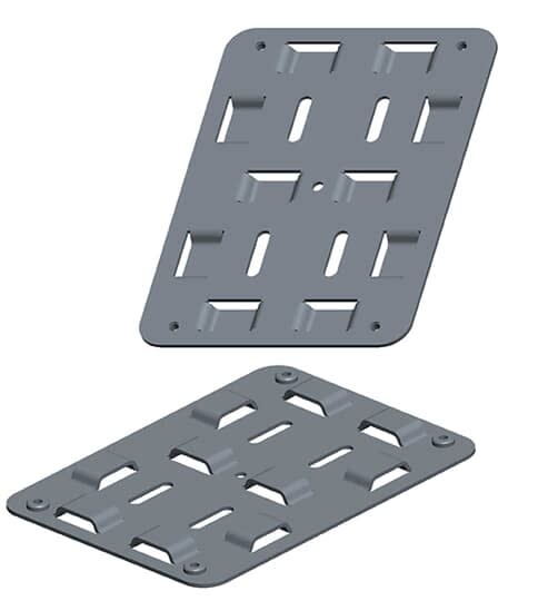 Kaufel - 2 Platines d'association ALTILED+G3489:J3489 en matière INOX 304L