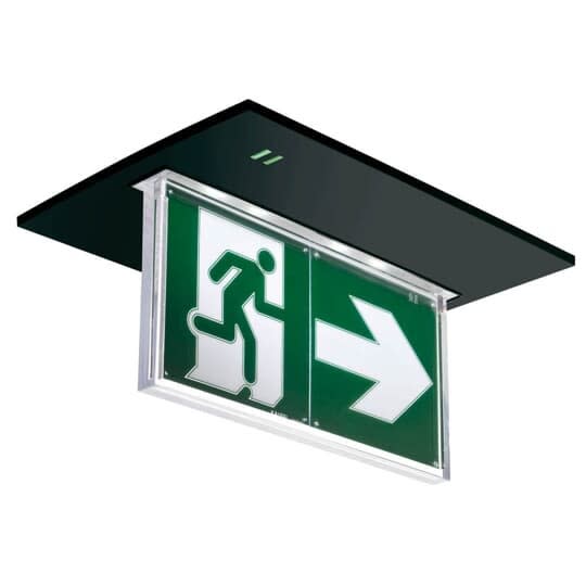 Kaufel - Brio+/Eco3/ Platine encast. + Collerette finition noire - Dim. encast. 224x125