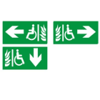 Kaufel - BrioSpot Accessoire - Lot 3 pictogrammes PMR EAS avec flamme