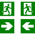 Kaufel - PRIMO3/étiquettes modulaires running man et flèche (nouvelle réglementation)