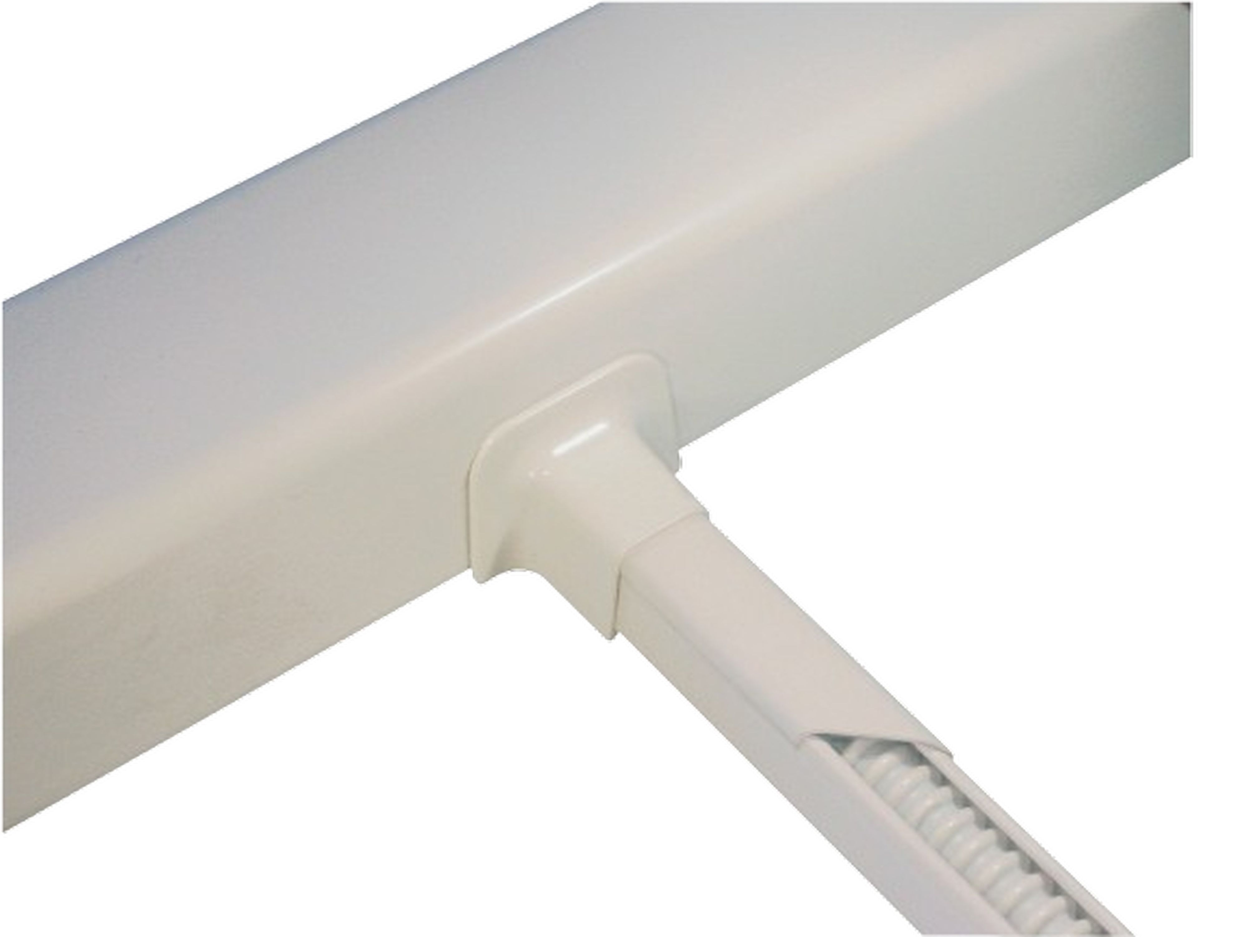 ARTIPLASTIC - GOULRC-03 Passage de mur ivoire 25x25mm