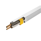 ARTIPLASTIC - 0612BCF-W - Goulotte Blanc pur 60x45mm avec film protection 2ml