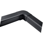 ARTIPLASTIC - 0807CP-G Angle à plat 90° gris anthracite 80x60mm / 8 par boite