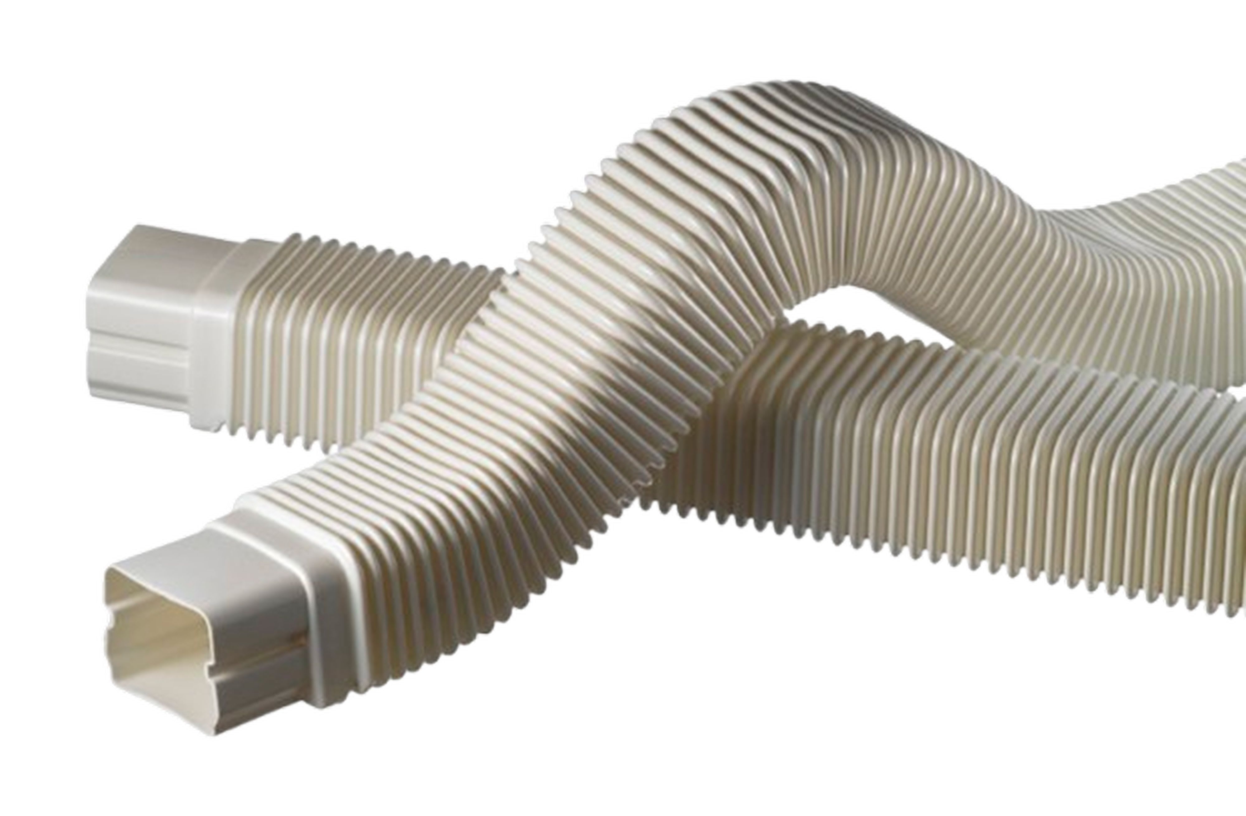 ARTIPLASTIC - GOULGF-08 Flexible sortie de mur ivoire 80x60x590mm