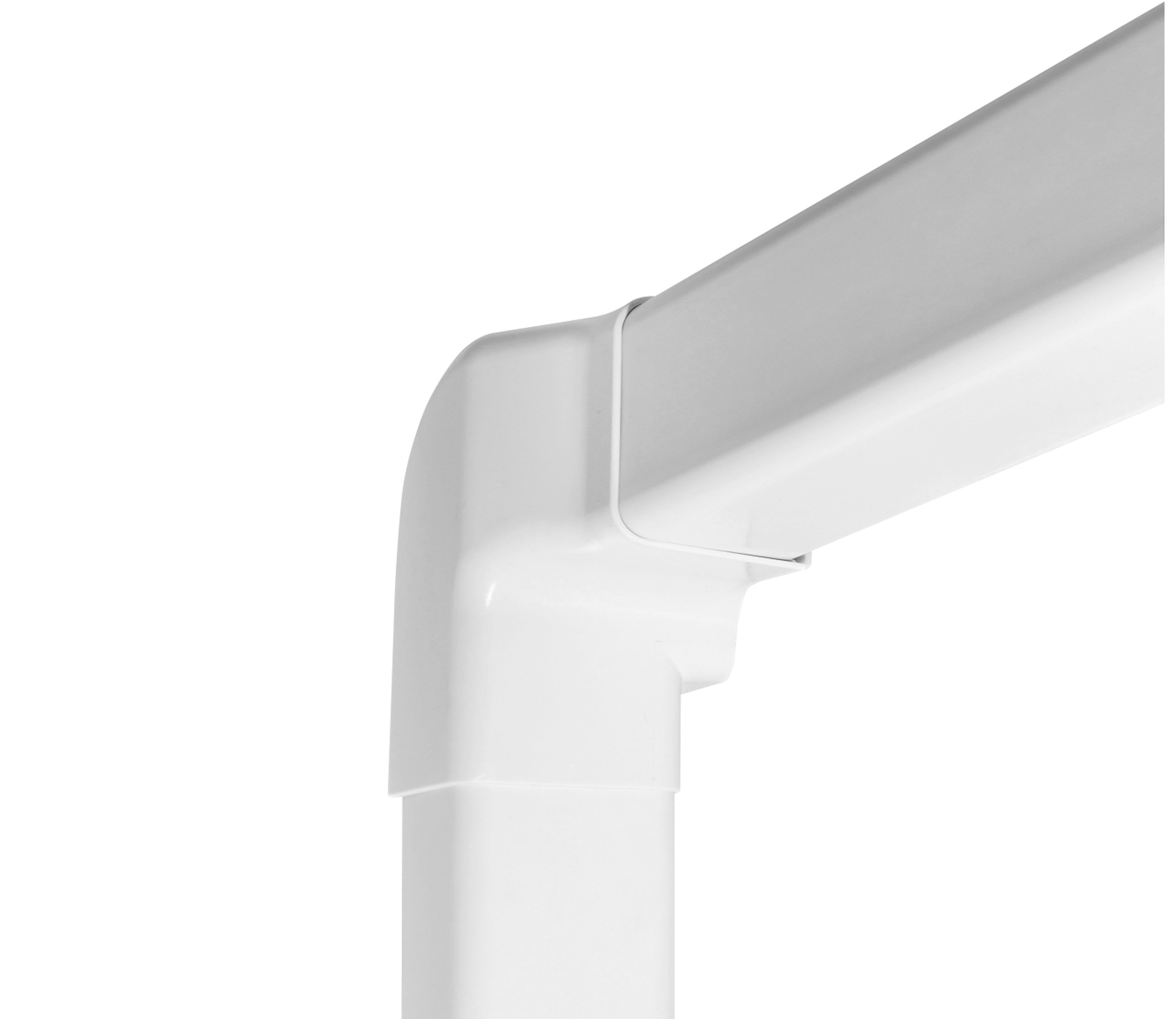 ARTIPLASTIC - GOULAVG-08BP Angle vertical gauche Blanc pur 80x60mm
