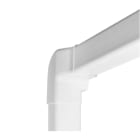 ARTIPLASTIC - GOULAVG-08BP Angle vertical gauche Blanc pur 80x60mm