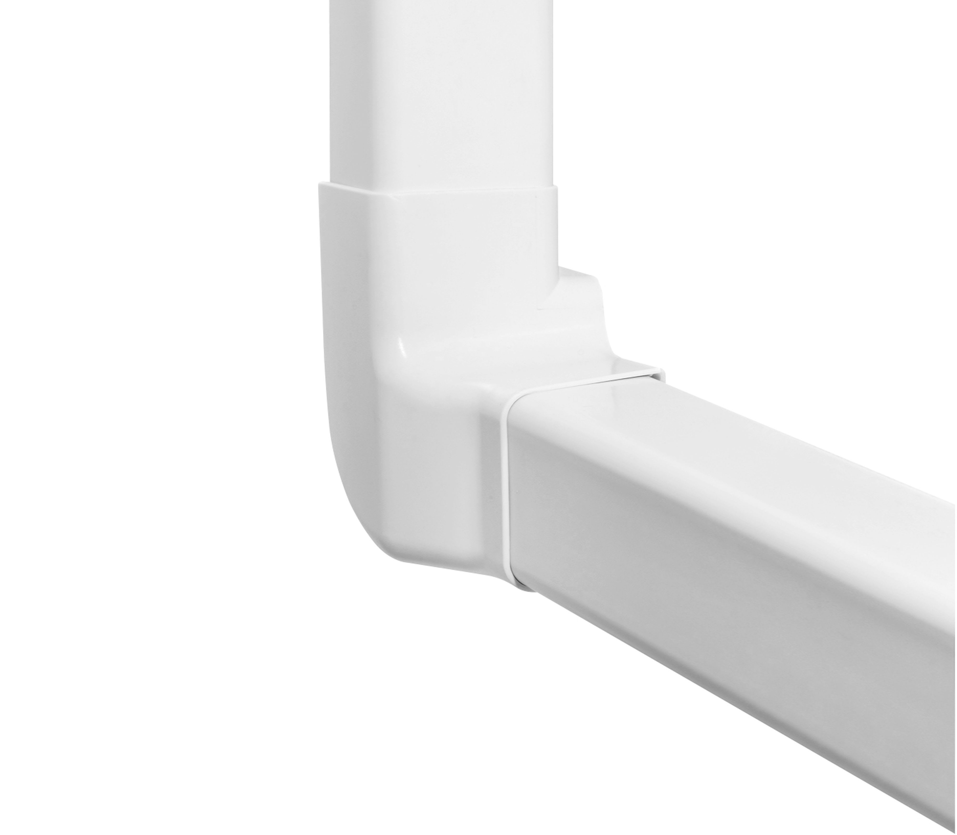 ARTIPLASTIC - 0815VD-W - Angle vertical droit Blanc pur 80x60mm