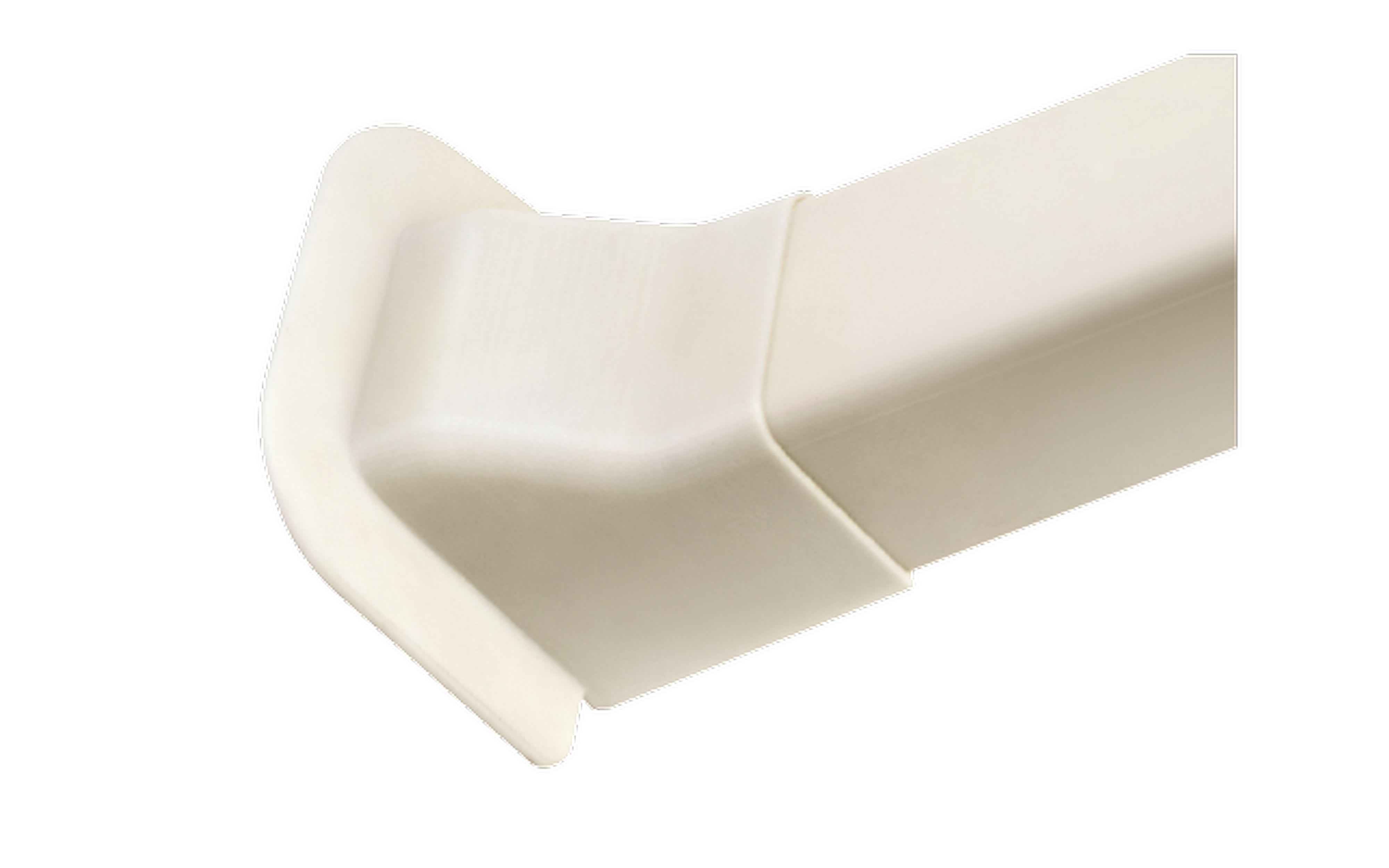 ARTIPLASTIC - 0816RM -  Raccord d'angle mural ivoire 80x60mm