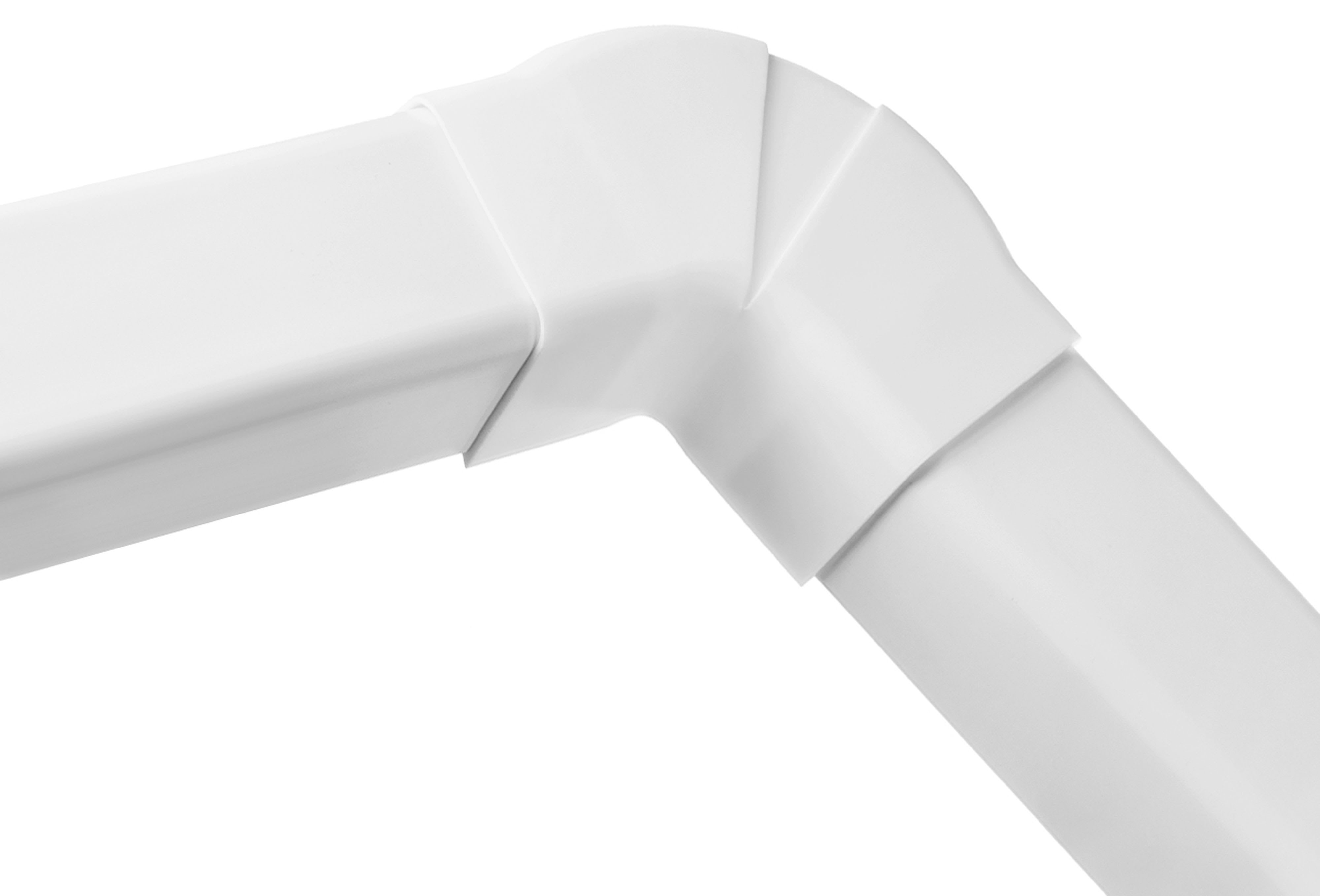 ARTIPLASTIC - GOULCP-08REGB Angle à plat réglable 65° à 130° Blanc pur - 80x60mm