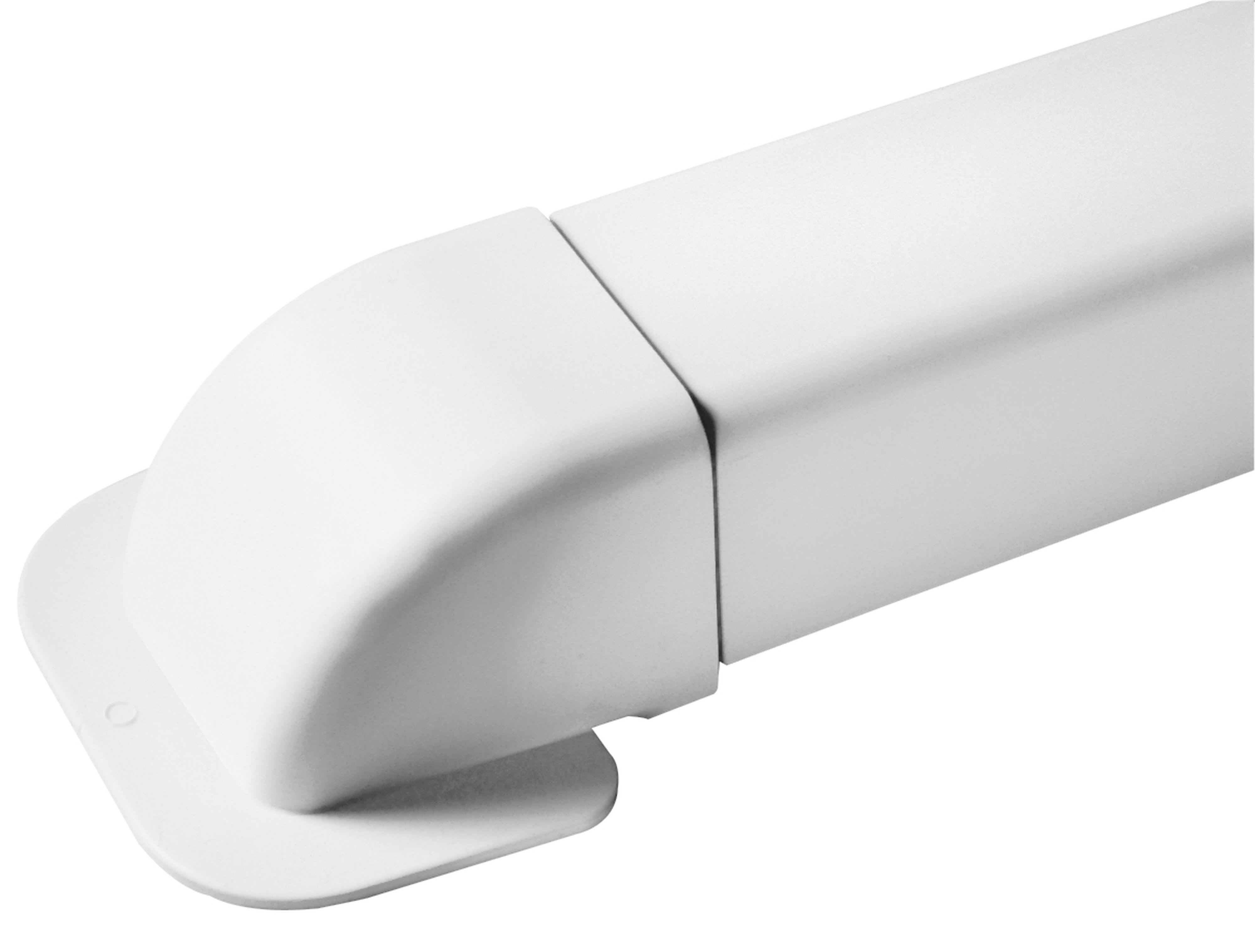 ARTIPLASTIC - 1209CM-W - Sortie de mur blanc pur 110x75mm