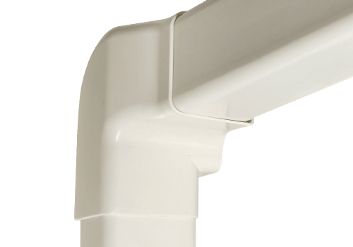 ARTIPLASTIC - 0814VS-W -  Angle vertical gauche Blanc pur 80x60mm