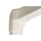 ARTIPLASTIC - 0814VS-W -  Angle vertical gauche Blanc pur 80x60mm