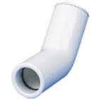 ARTIPLASTIC - 2013AOR -  Coude 45° FF 20mm PVC blanc pour tube de condensats