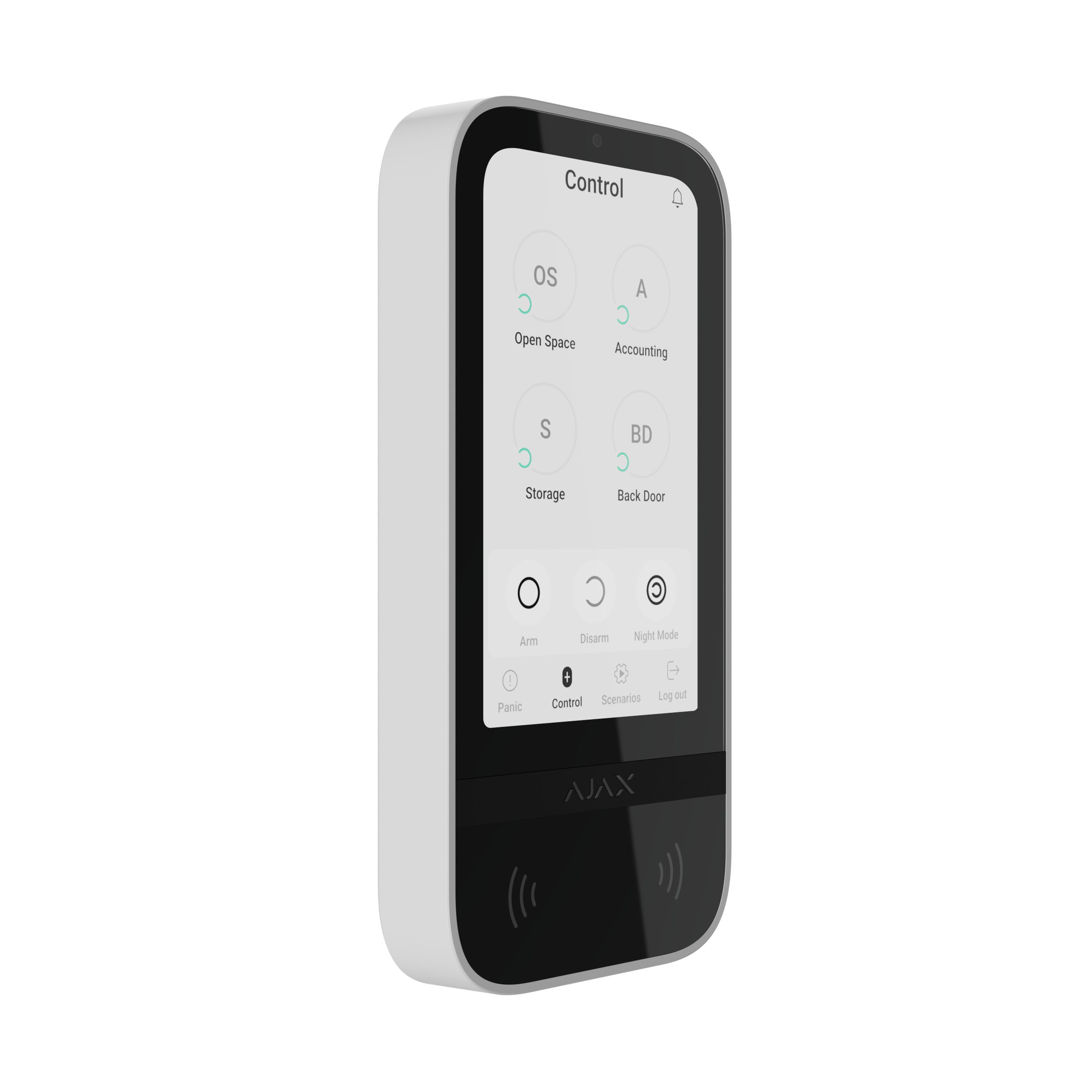 AJAX - KeyPad TouchScreen Jeweller - White