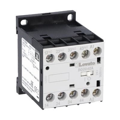 LOVATO ELECTRIC - Minicontacteur auxiliaire, BG0040A, 4P NO, 48V 50/60Hz