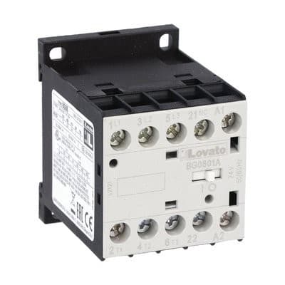 LOVATO ELECTRIC - Minicontacteur, BG0601A, 3P+1NF, 6A AC3, 24V 60Hz