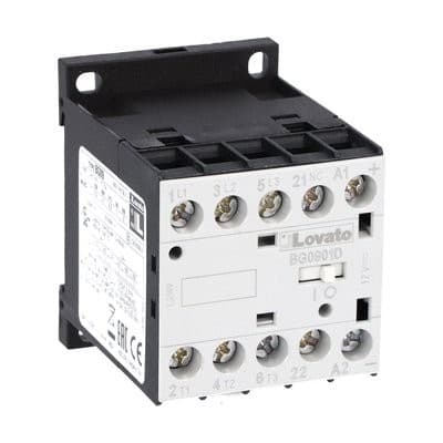 LOVATO ELECTRIC - Minicontacteur, BG0901D, 3P+1NF, 9A AC3, 60VDC