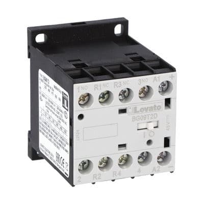 LOVATO ELECTRIC - Minicontacteur, BG09T2D, 2NO+2NF, 20A, 48VDC