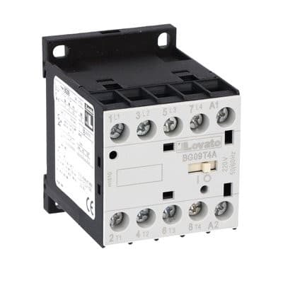 LOVATO ELECTRIC - Minicontacteur, BG09T4A, 4P (4NO), 20A AC1, 400V 50/60Hz