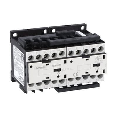 LOVATO ELECTRIC - Contacteurs-inverseurs de phase 48VDC 4kW 9A AC3 avec condamnation extèrieure