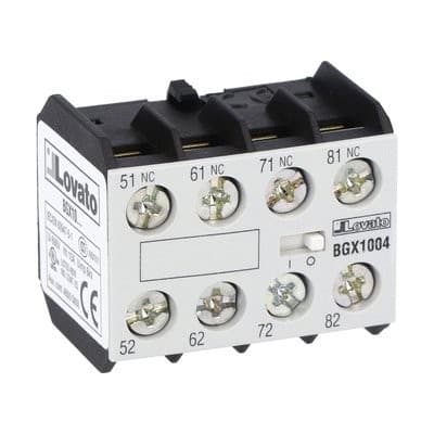 LOVATO ELECTRIC - Bloc de contact auxiliares pour contacteurs BGX, 4NF
