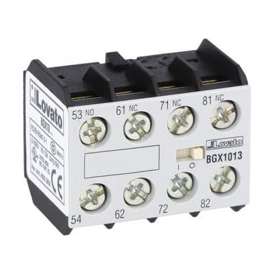 LOVATO ELECTRIC - Bloc de contact auxiliares pour contacteurs BGX, 1NO+3NF